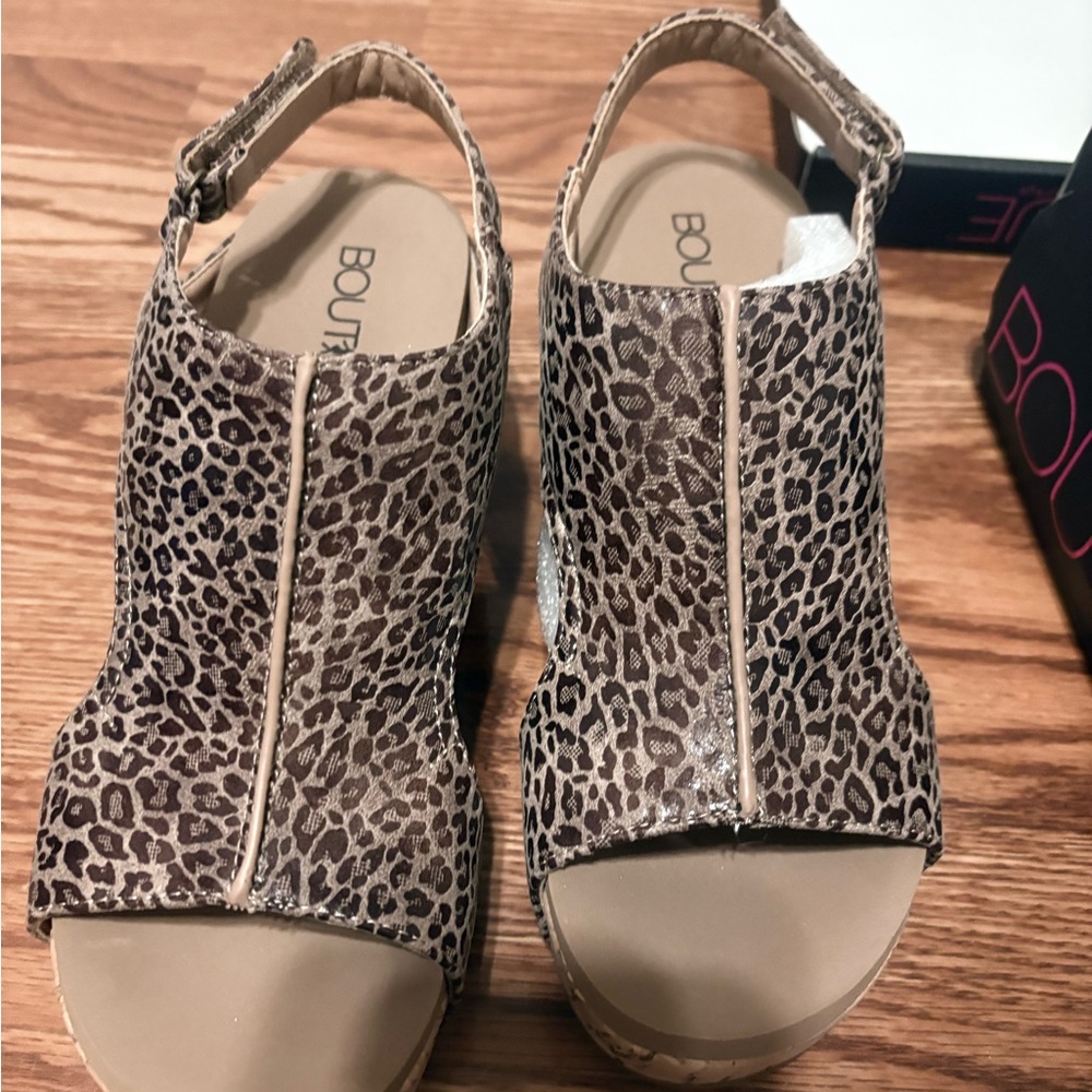Boutique Leopard Print Women's Sandals